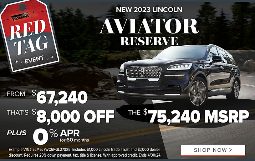 New 2023 Lincoln Aviator Reserve